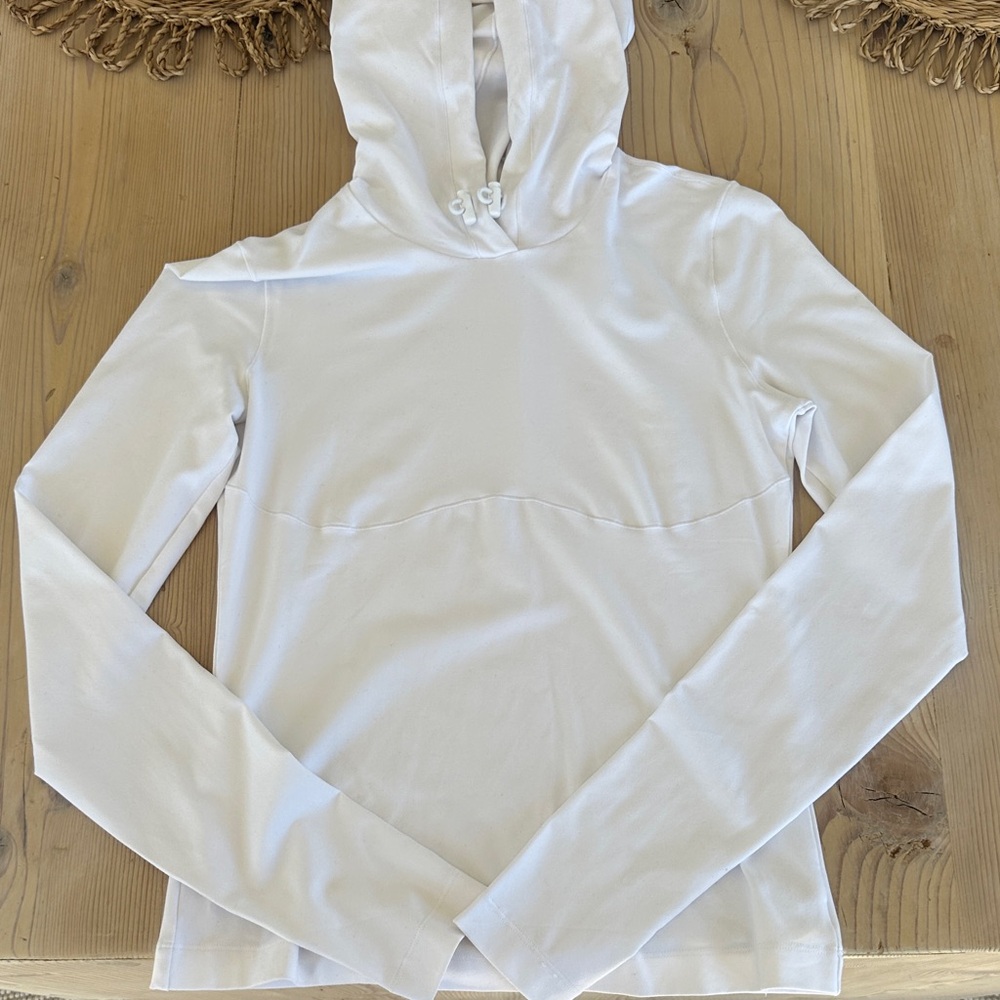 Alo Yoga White Hoodie Size S